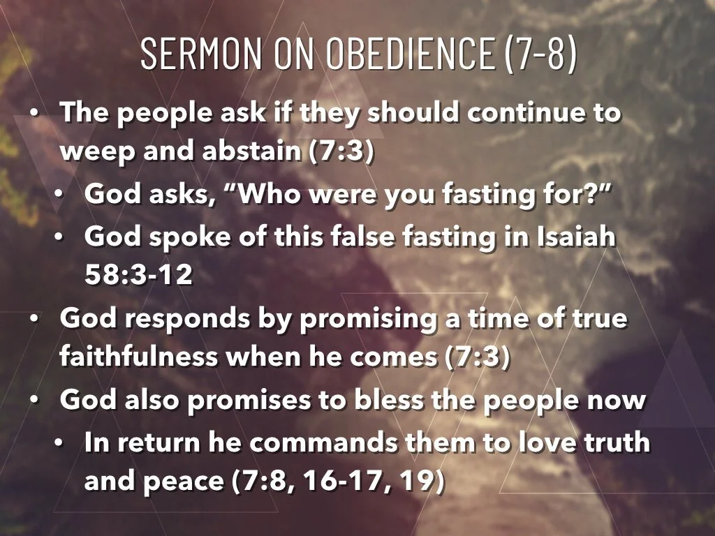 Returning To The Lord (Zechariah) — saralandchristians.com